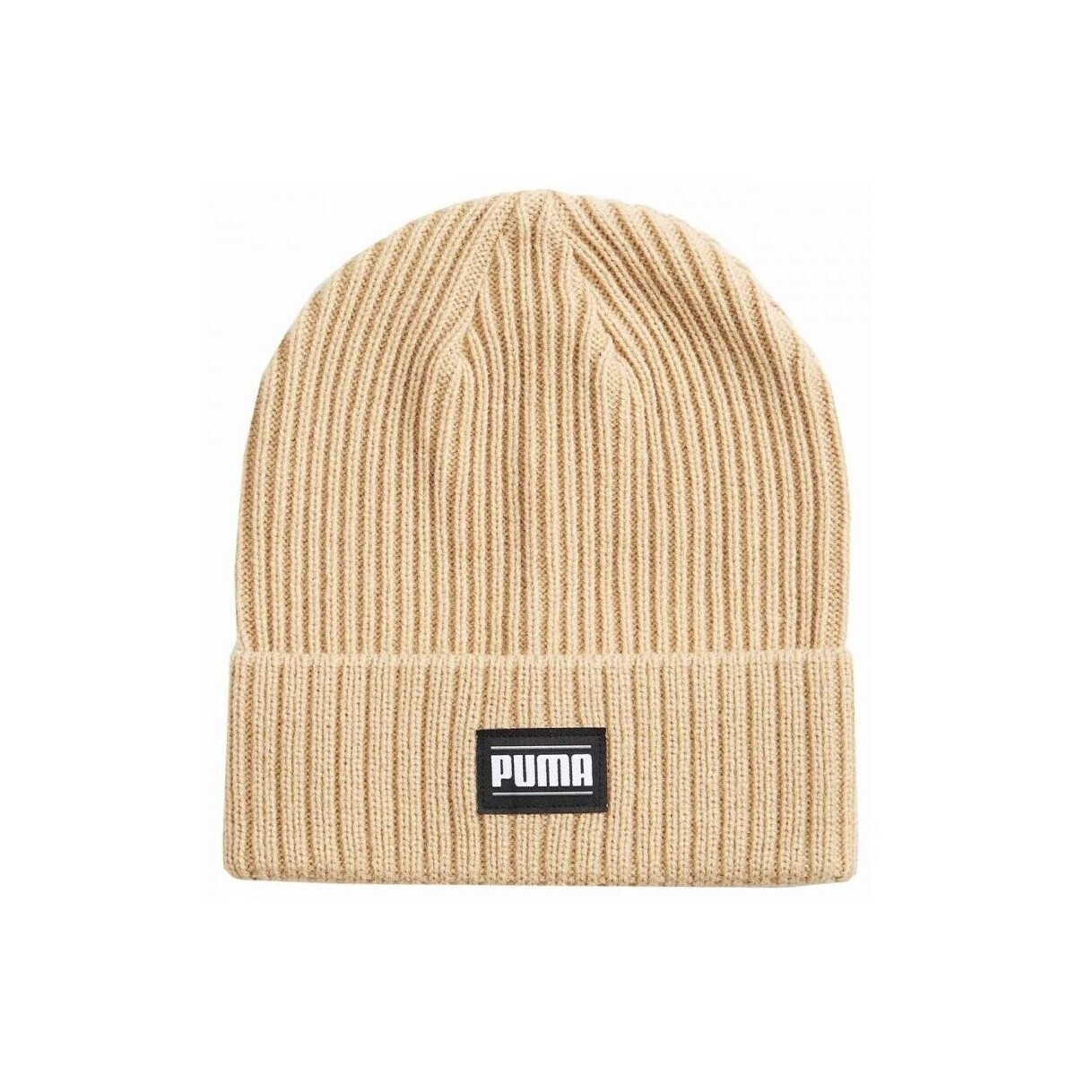 Puma  Ribbed Classic Cuff Beanie W  Béžová