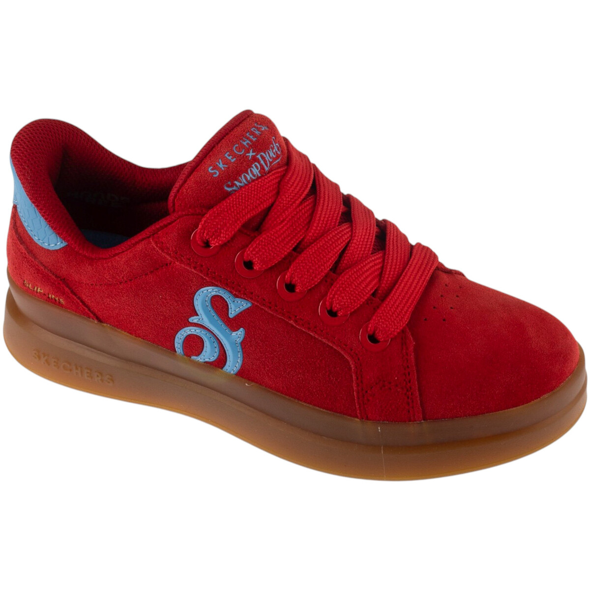 Skechers  Slip-Ins Suede Snoop Cupsole Sneaker  Červená
