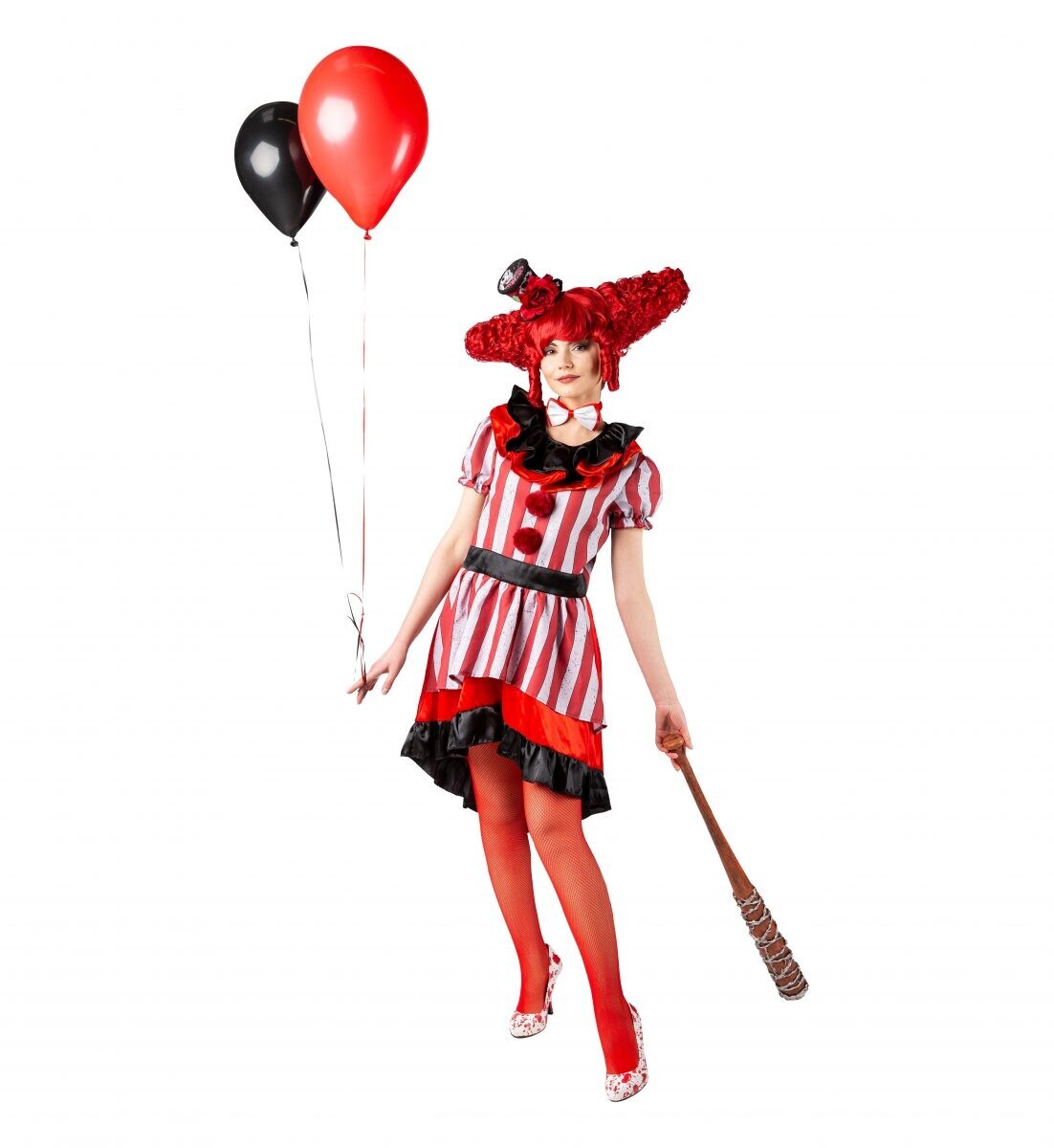 Dámský kostým - Halloweenský klaun M