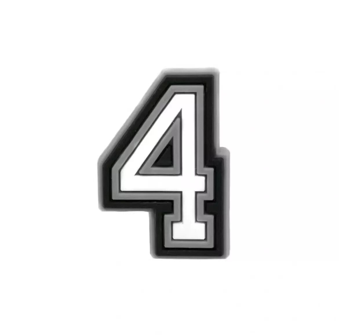 3D ozdoby na obuv - Číslice 4