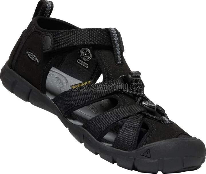 Dětské sandály Keen Seacamp II CNX children black/grey Velikost: 29
