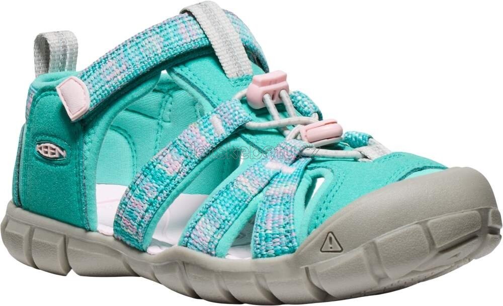 Dětské sandály Keen Seacamp II CNX youth bright aqua/giggle pink Velikost: 32-33
