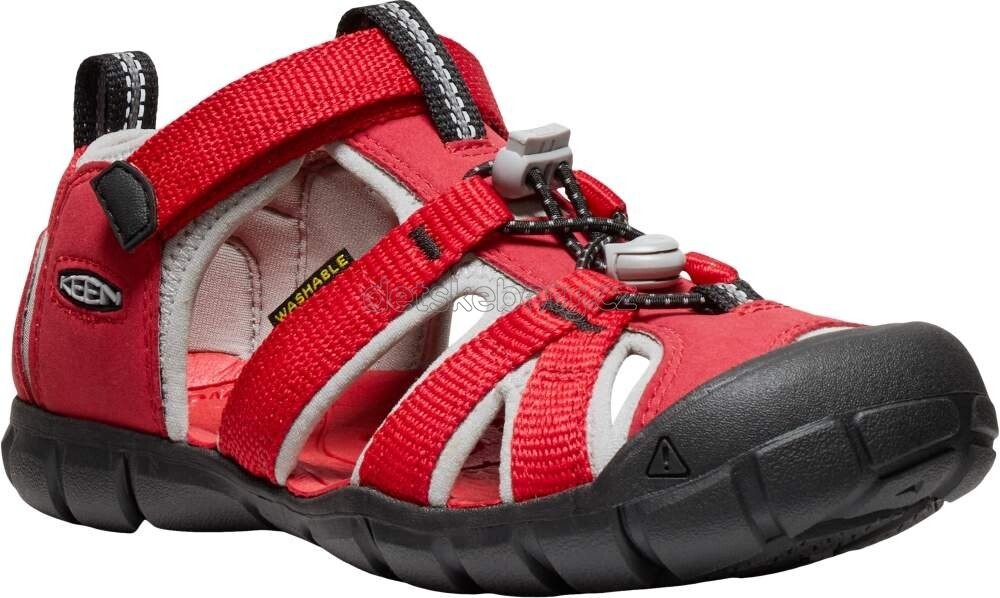 Dětské sandály Keen Seacamp II CNX children ribbon red/alloy Velikost: 29