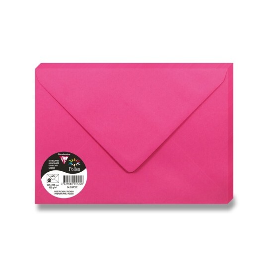 Clairefontaine Barevná obálka C5 - růžová - 1 ks - 1330/1055720