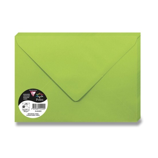 Clairefontaine Barevná obálka C5 - tm. zelená - 1 ks - 1330/1055420