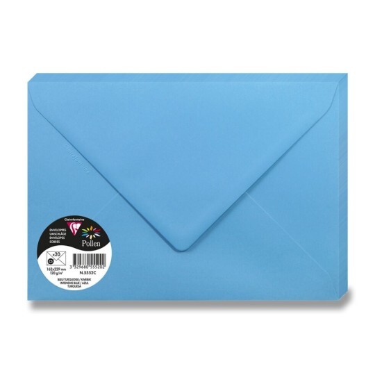 Clairefontaine Barevná obálka C5 - tm. modrá - 1 ks - 1330/1055520