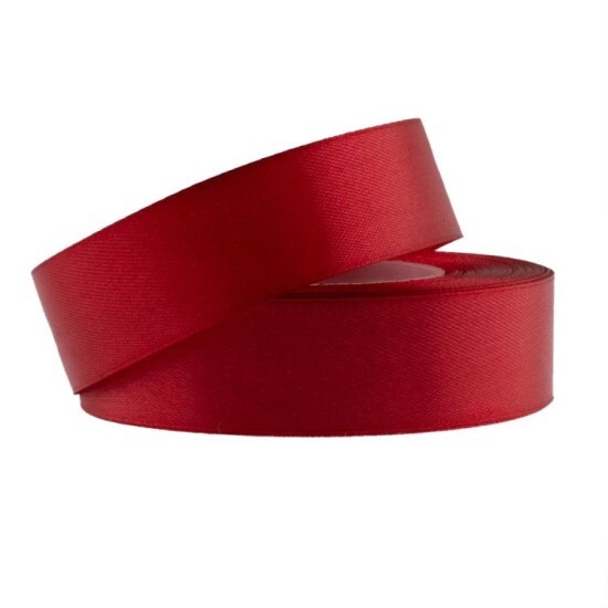 Paper Design Stuha saténová 25mm/32m - light burgundy - 601260