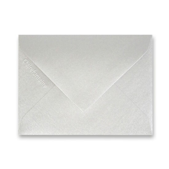 Clairefontaine Barevná obálka 75 x 100 mm - stříbrná  - 1330/1054070