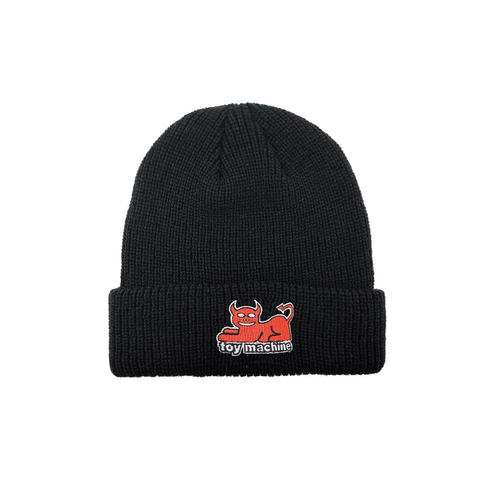 kulich TOY MACHINE - Devil Cat Dock Beanie Blk (BLACK)