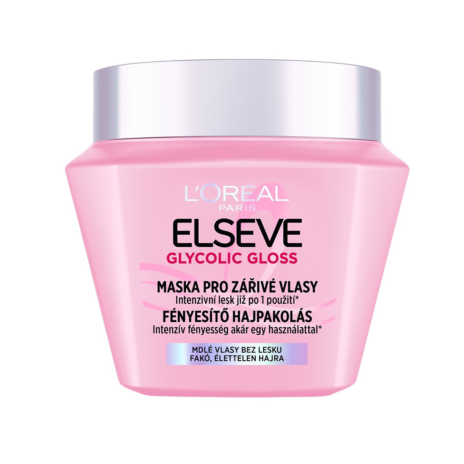 L'Oréal Paris Maska pro zářivé vlasy Glycolic Gloss Mask 300 ml