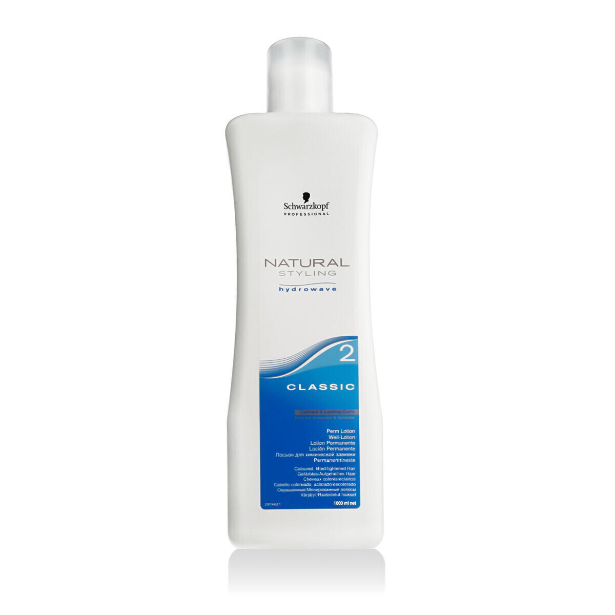 Schwarzkopf Professional Natural Styling Hydrowave Classic 2 Perm Lotion pro podporu vln na barvené vlasy 1000 ml pro ženy