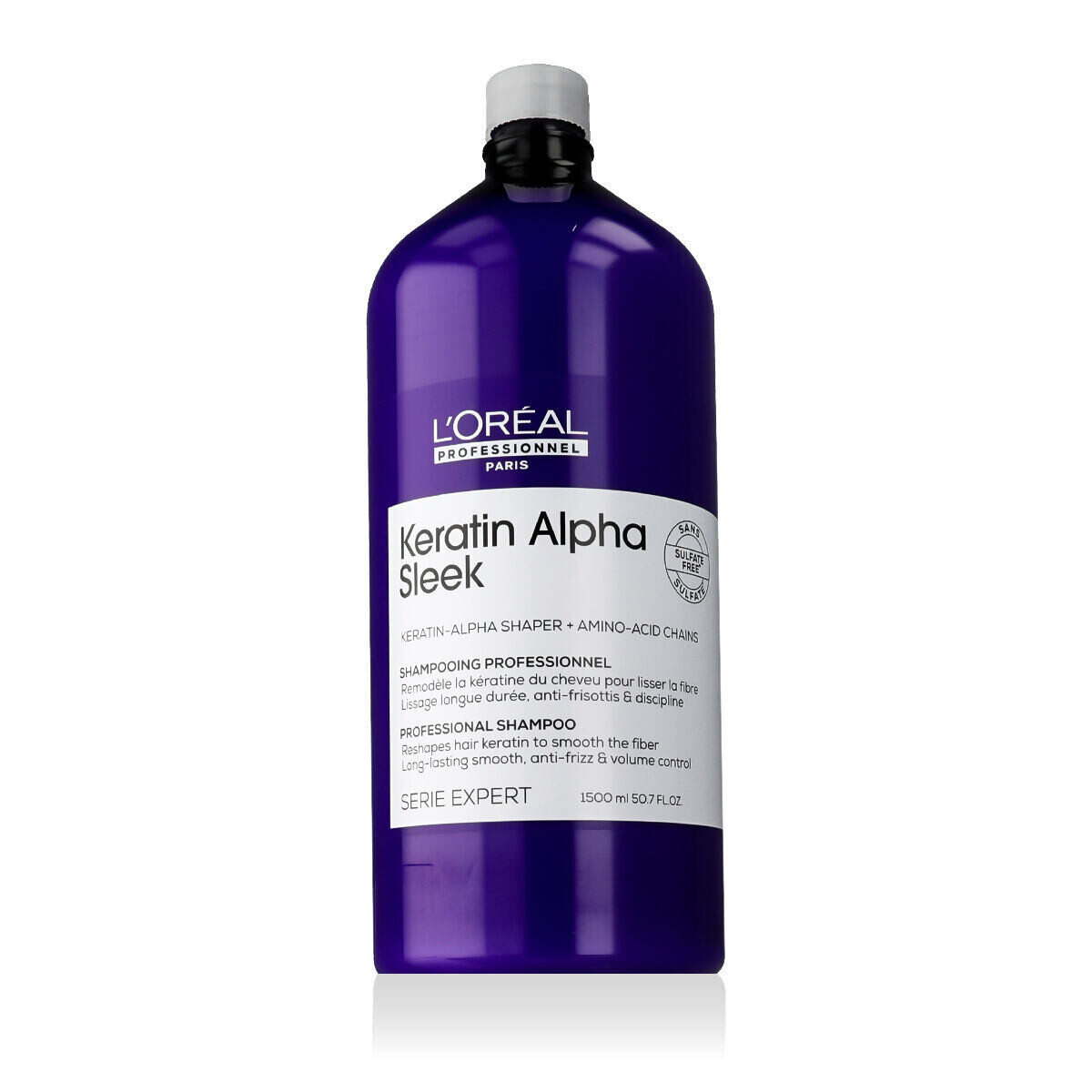 L'Oréal Professionnel Keratin Alpha Sleek Professional Shampoo šampon 1500 ml pro ženy