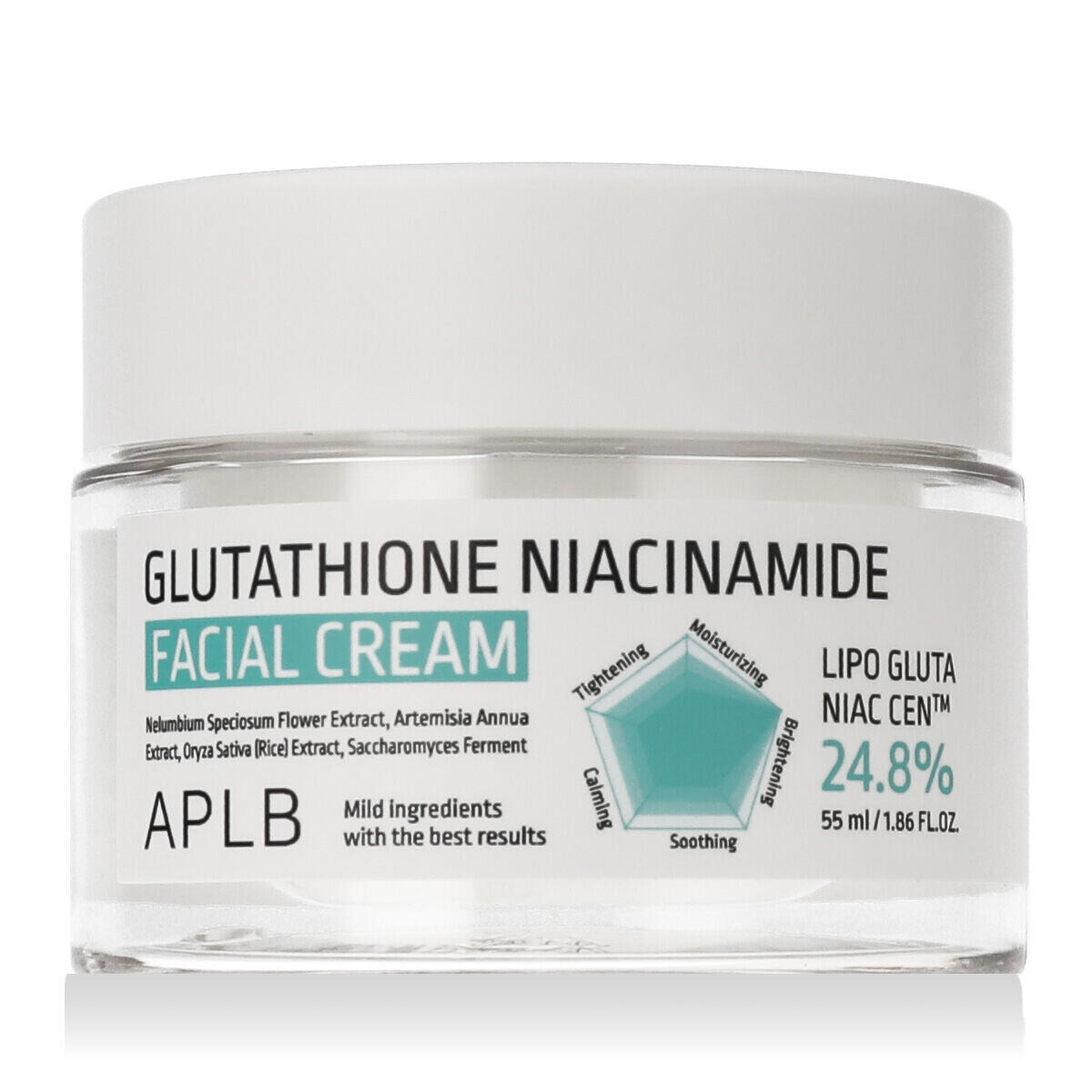 APLB Glutathione Niacinamide Facial Cream pleťový krém proti pigmentovým skvrnám 55 ml unisex