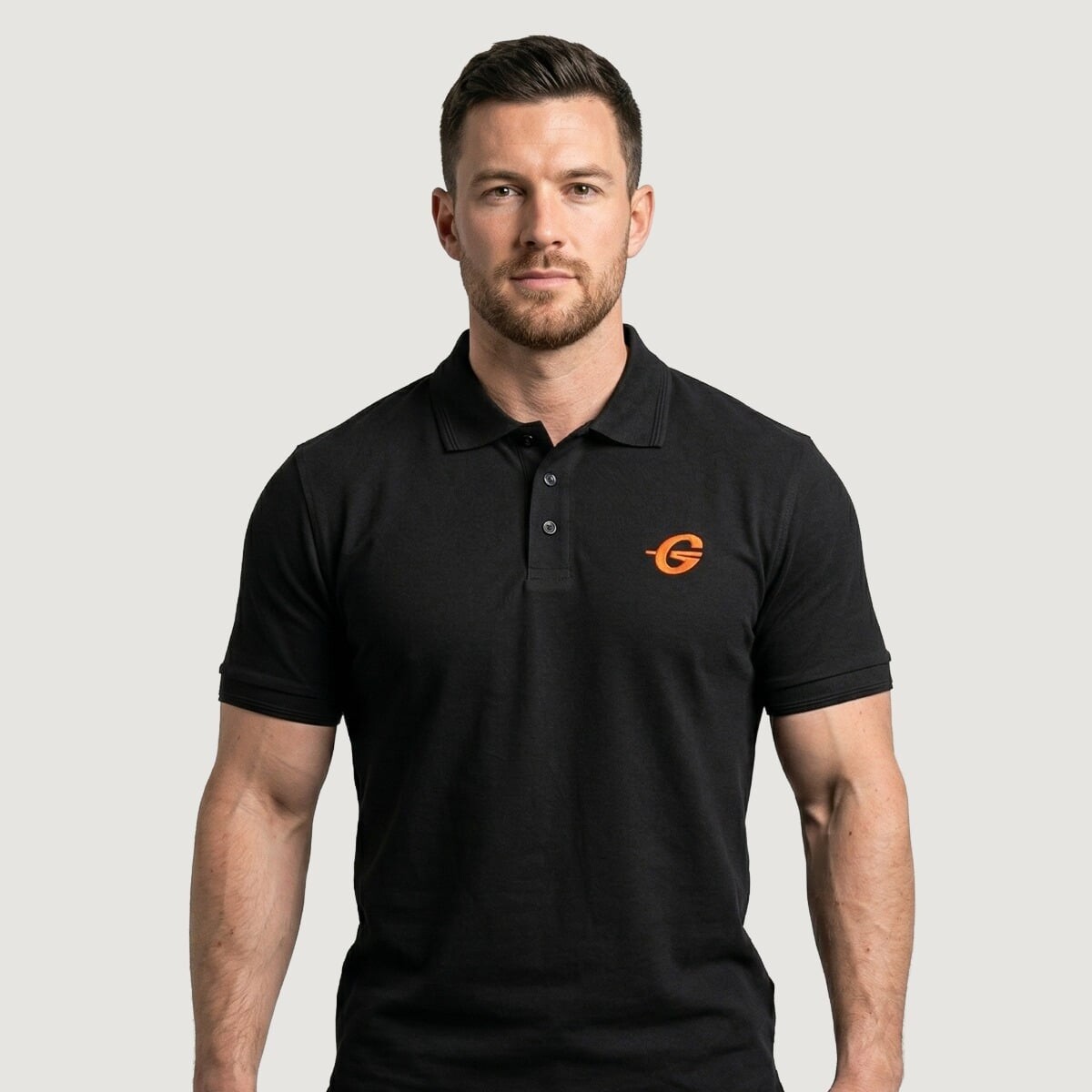 GymBeam Polo Shirt Black