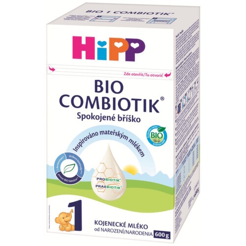 HiPP 1 Combiotik kojenecké mléko BIO 600g