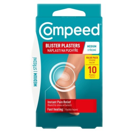 Compeed Náplasti na puchýře střední 10ks - II. jakost