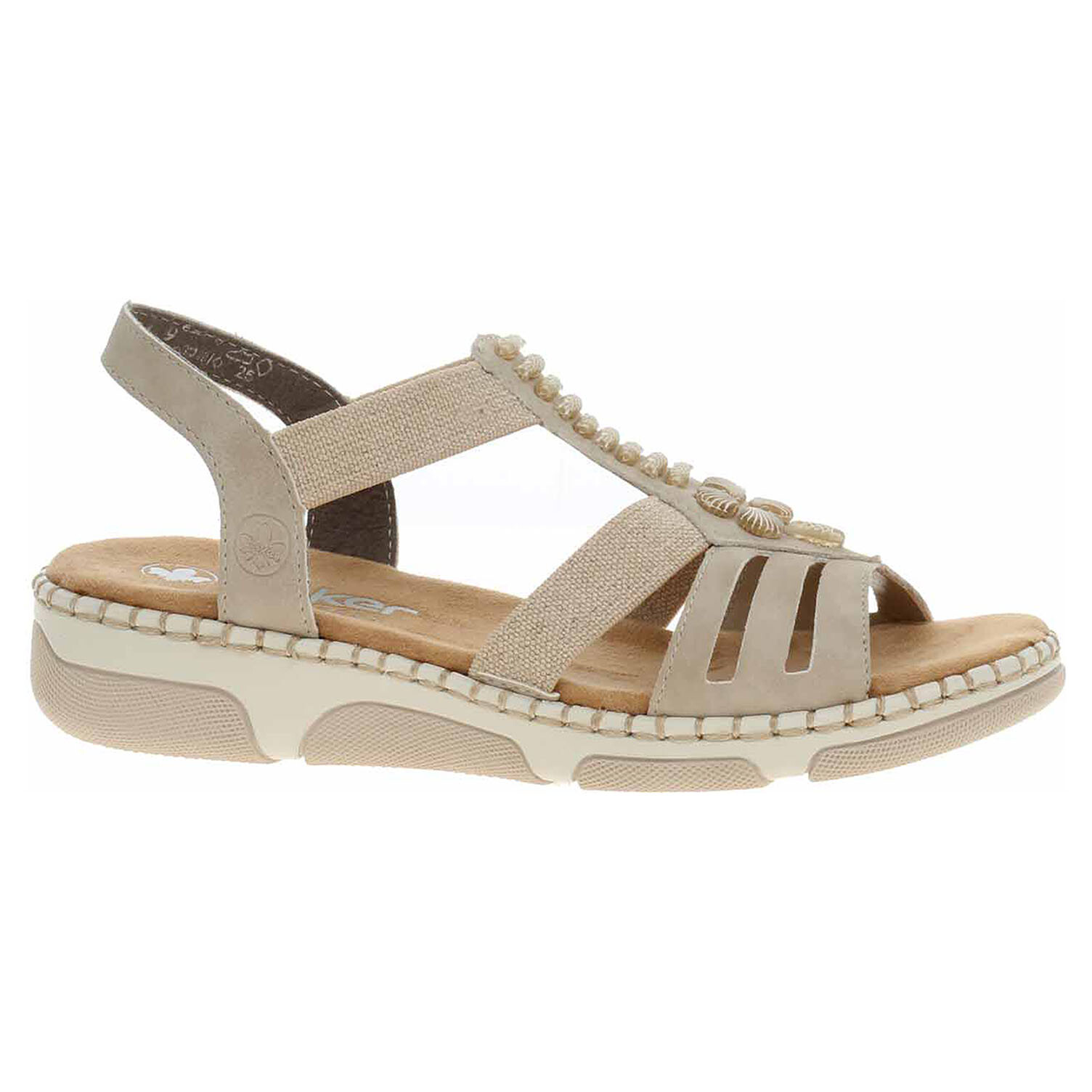 Ecco Dámské sandály Rieker 66201-62 beige 23802130