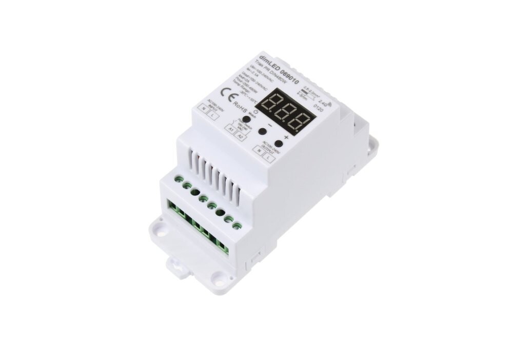 Stmívač dimLED TRIAK PR DIN480W
