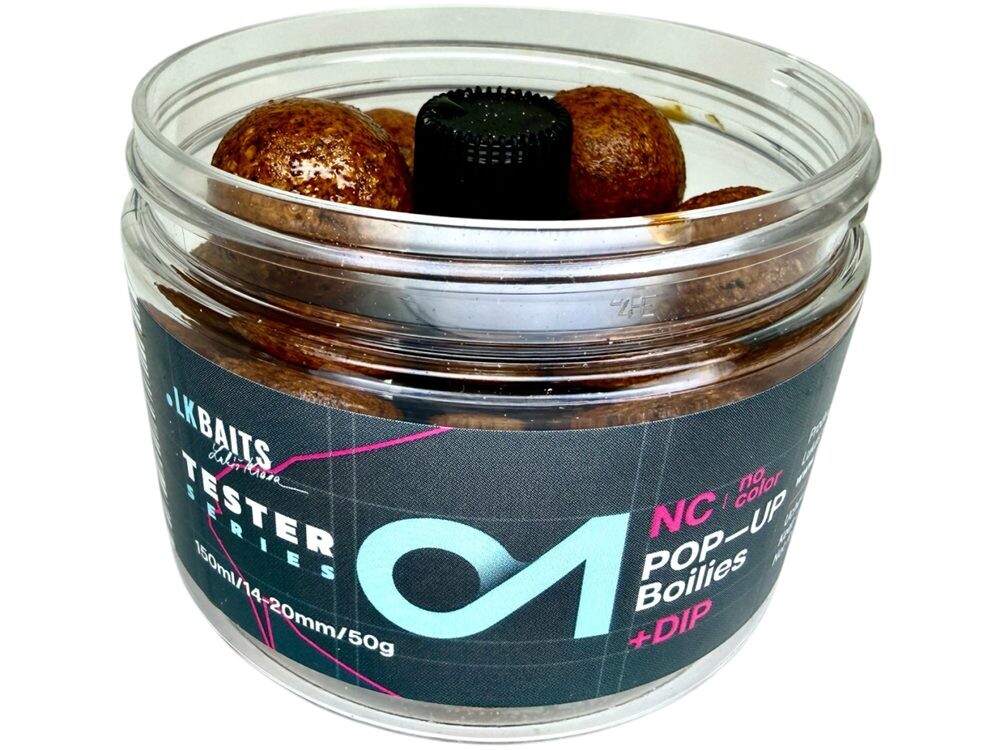 LK Baits Pop-up Boilies NC Tester Series_01 Pure Signal 14-20mm 150ml