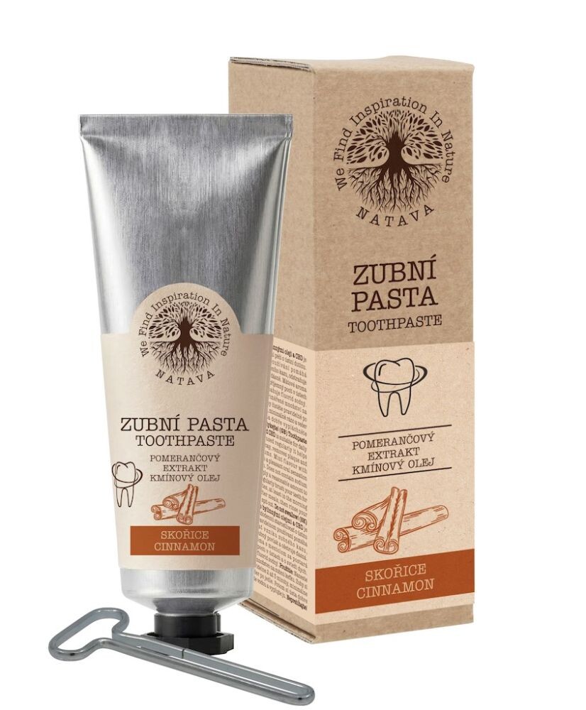 Natava Přírodní zubní pasta Skořice 80 g