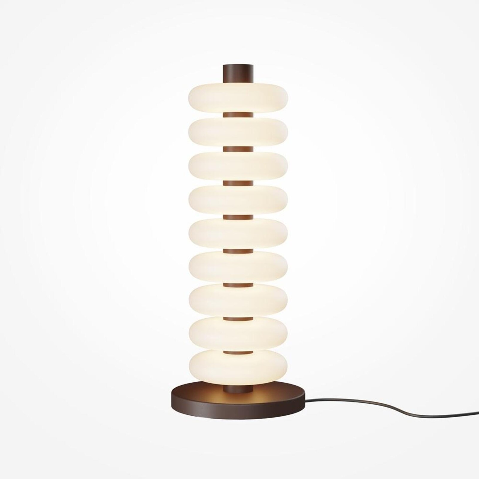 MAYTONI Stojací lampa Nuvem 3000K 19W MOD497FL-L19BRK