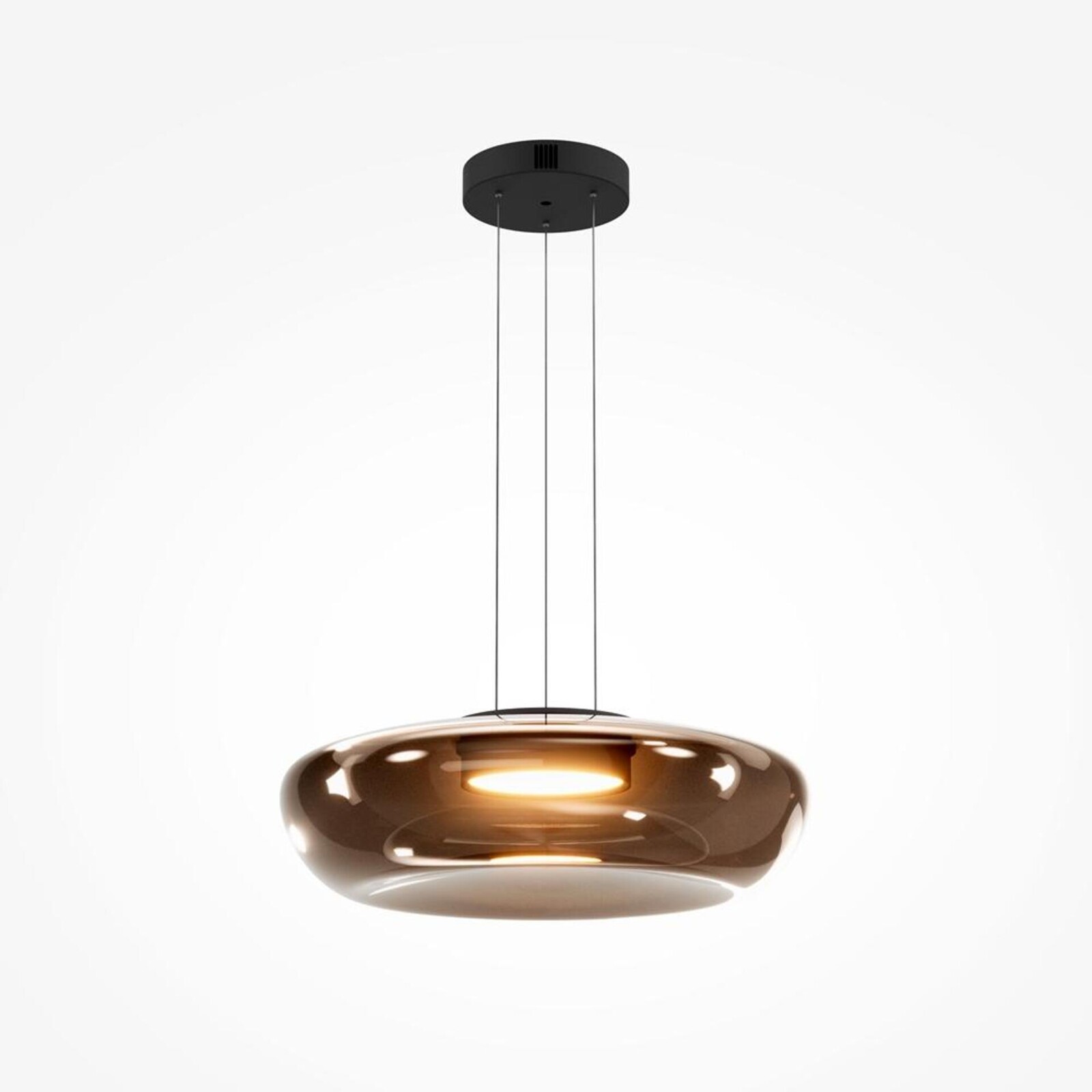 MAYTONI Závěsné svítidlo Bassa 3000K 20W MOD501PL-L20BK1