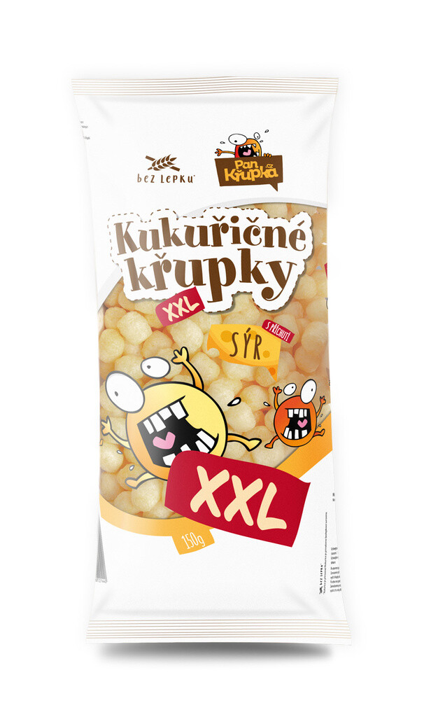 REJ Kukuřičné křupky XXL sýrové 150 g DMT 05/2026