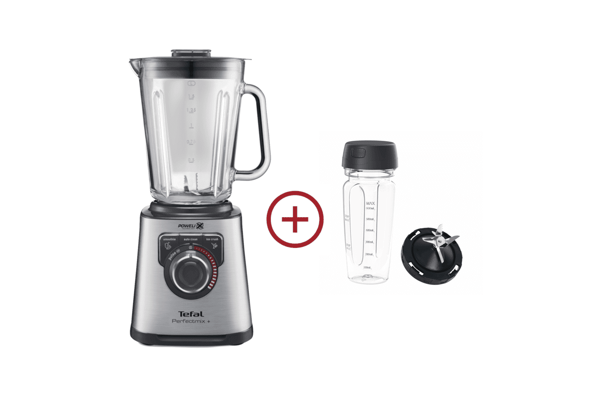 Akční set stolní mixér Tefal PerfectMix+ BL811D38 + cestovní láhev a náhradní čepele