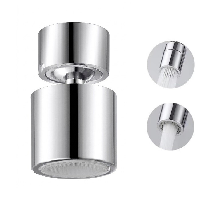 Eco produkty Perlátor s kloubem a přepínačem, vnitřní závit M22x1, vnější závit M24x1, chrom