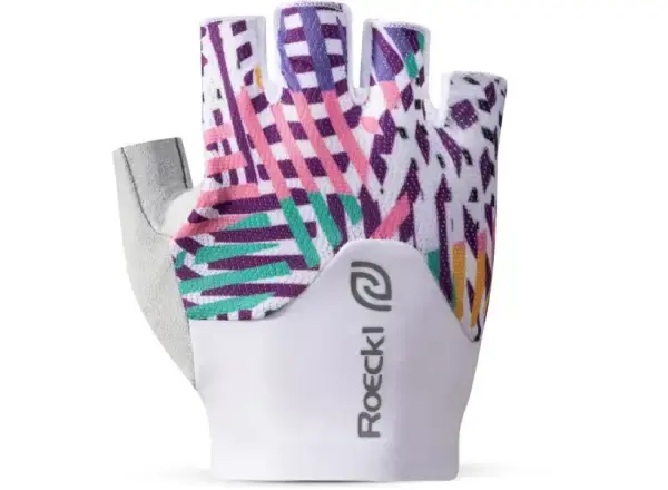 Roeckl Deleni 2 dámské cyklistické rukavice White/Multicolor vel. 6.5