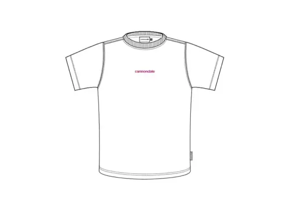 Cannondale Lifestyle unisex triko krátký rukáv White/Orc vel. S