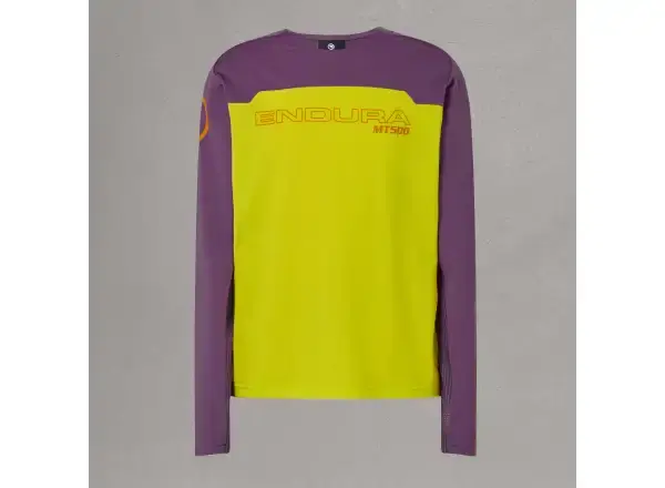 Endura MT500 Junior dětský dres dlouhý rukáv Citrus vel. 152 (11-12 let)