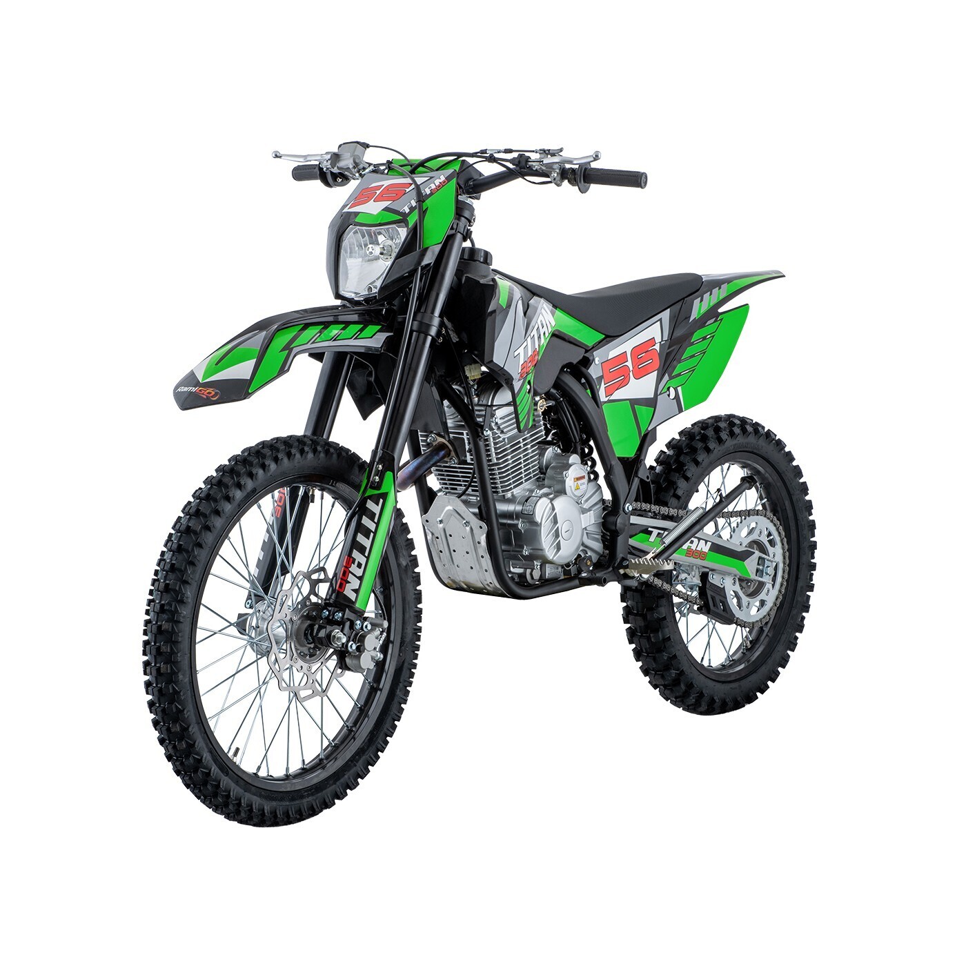 mamido Benzínová motorka RamiGO TITAN 300CC zelená