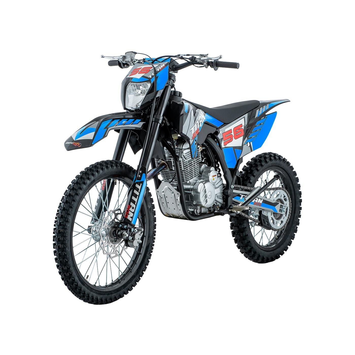 mamido Benzínová motorka RamiGO TITAN 300CC modrá