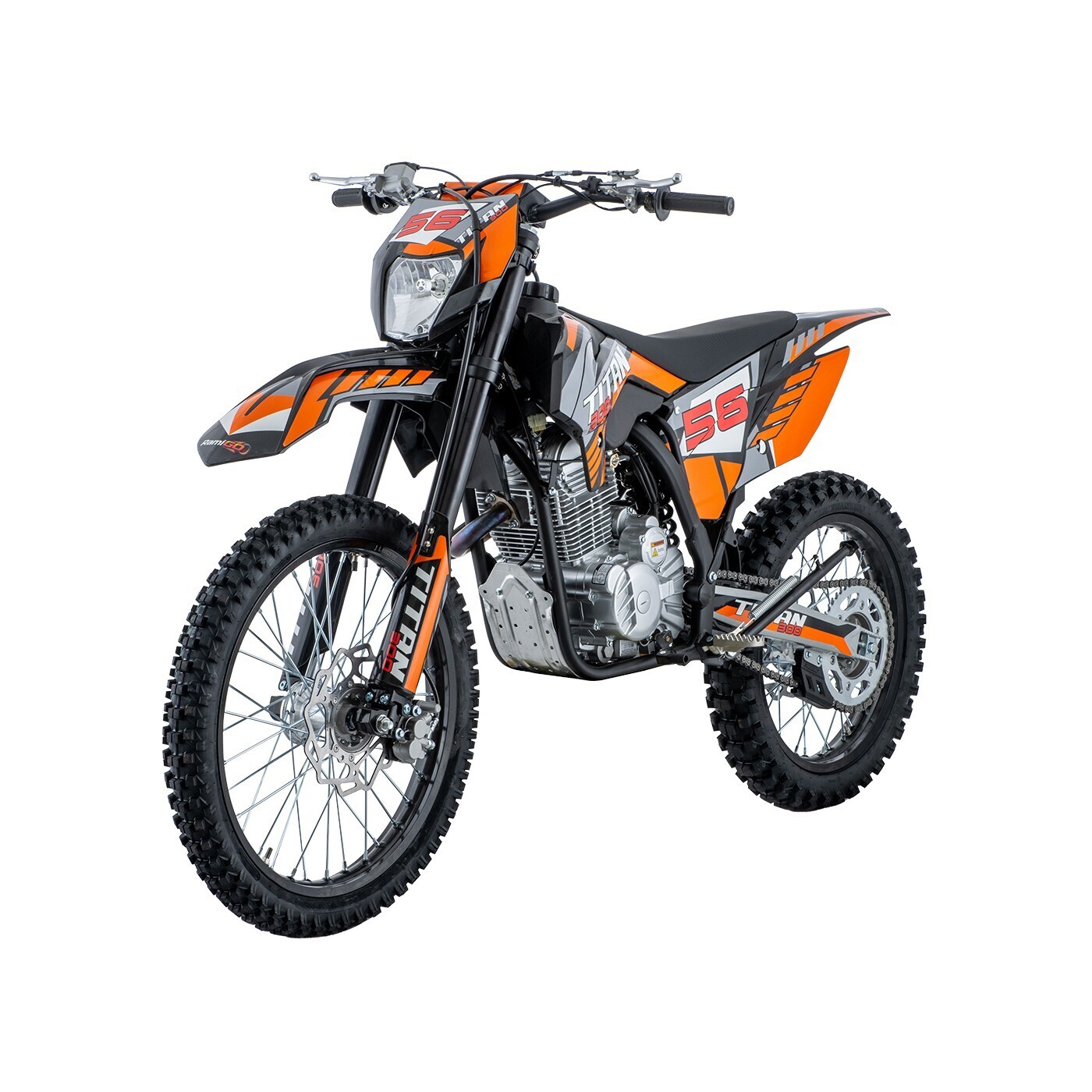 mamido Benzínová motorka RamiGO TITAN 300CC oranžová