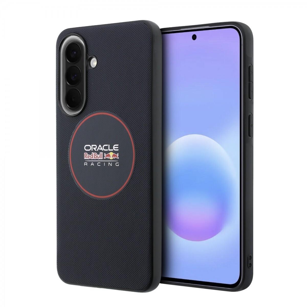 Kryt Red Bull PU Leather Red Ring MagSafe pro Samsung Galaxy A57 námořnický modrý