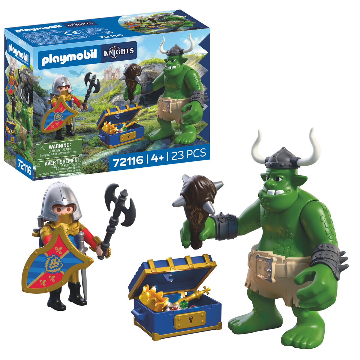 Playmobil Troll s pokladem Lvích rytířů