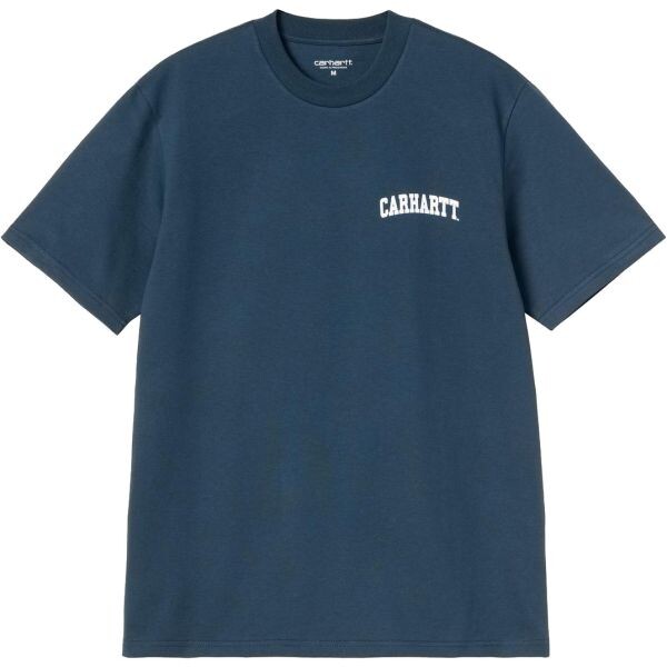 Triko Carhartt Wip University Script S/S - Modrá - L