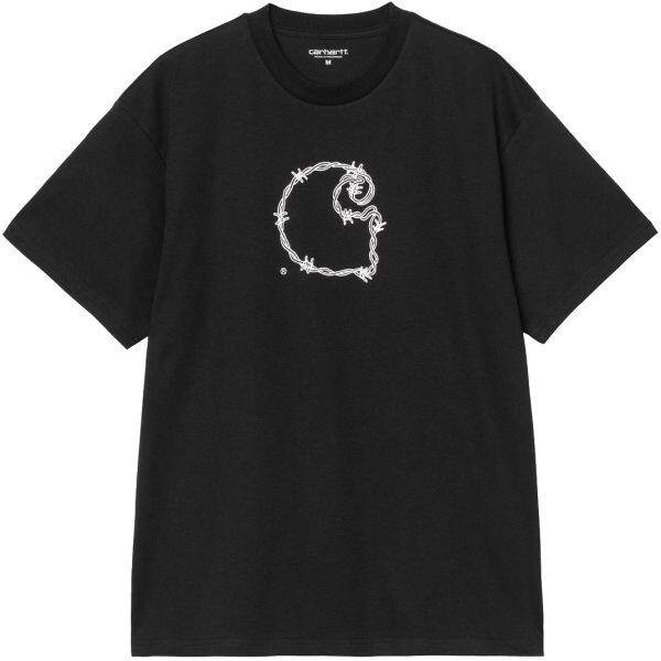 Triko Carhartt Wip Barbwire C S/S - Černá - L