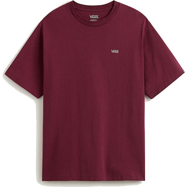 Triko Vans Left Chest Ii Loose S/S - Vínová - M