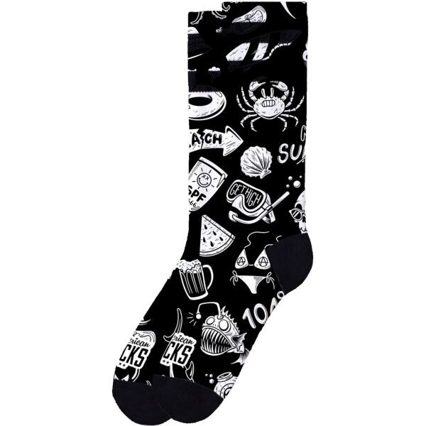 Ponožky American Socks Hella Hot - Černá - L/Xl