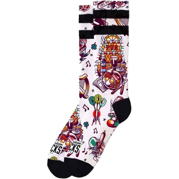Ponožky American Socks Pub - Bílá - L/Xl