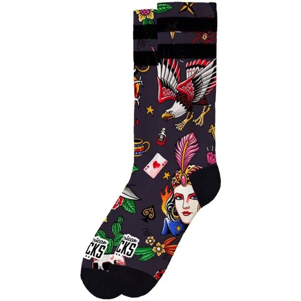 Ponožky American Socks Sorcerer - Černá - L/Xl