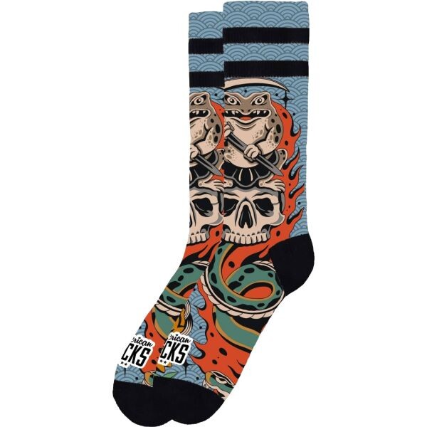 Ponožky American Socks Kaeru - Oranžová - L/Xl