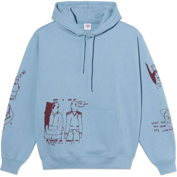 Mikina Polar The End Dave Hoodie - Modrá - L