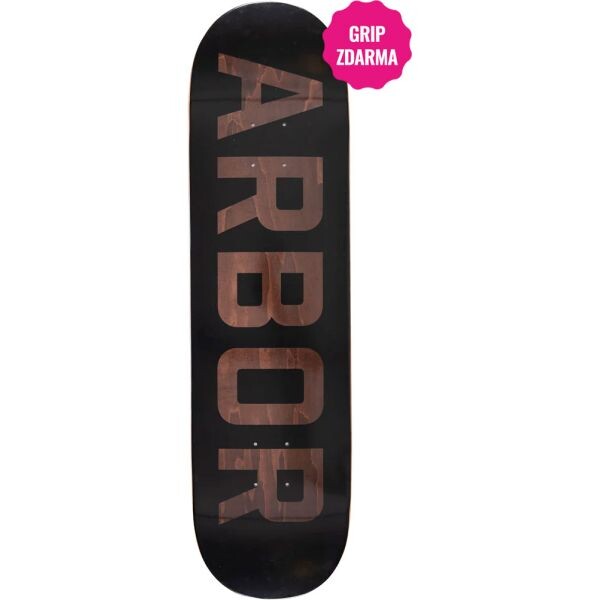 Sk8 Deska Arbor Surplus Logo - Černá - 8.5