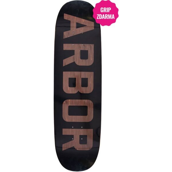 Sk8 Deska Arbor Surplus Logo - Černá - 8.75