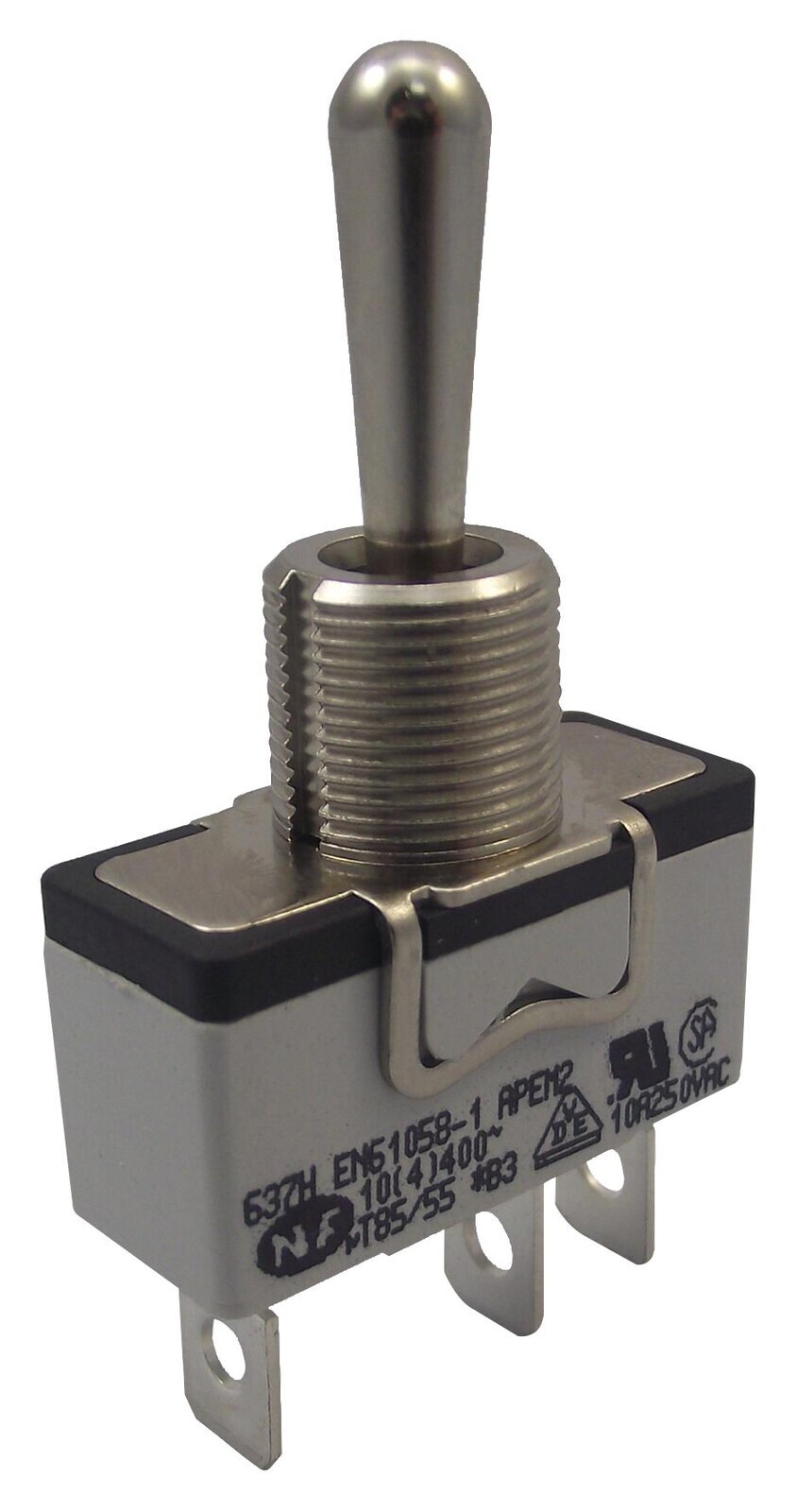 Apem Inc. 637H/2 Switch, Spdt, 10A, 250Vac