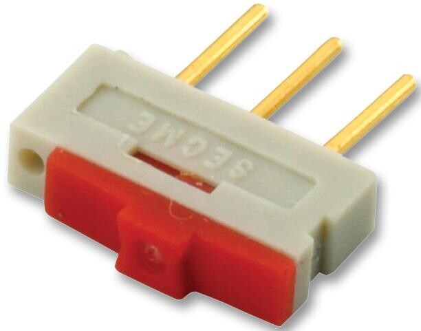 Eoz 09.03201.02 Switch, Spdt-Co, 0.5A, 12V, Pcb, Red