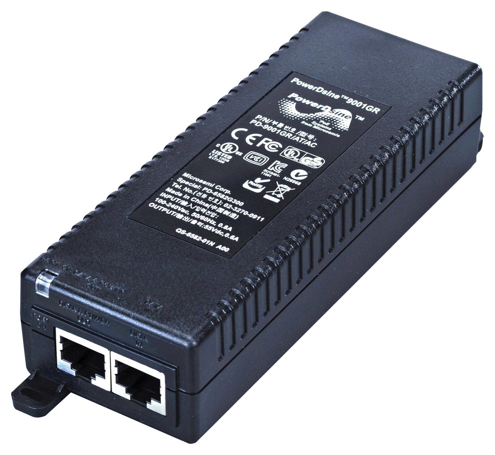 Microchip Technology Pd-9001Gr/at/ac-Eu Single-Port Gigabit Poe Midspan, 802.3At